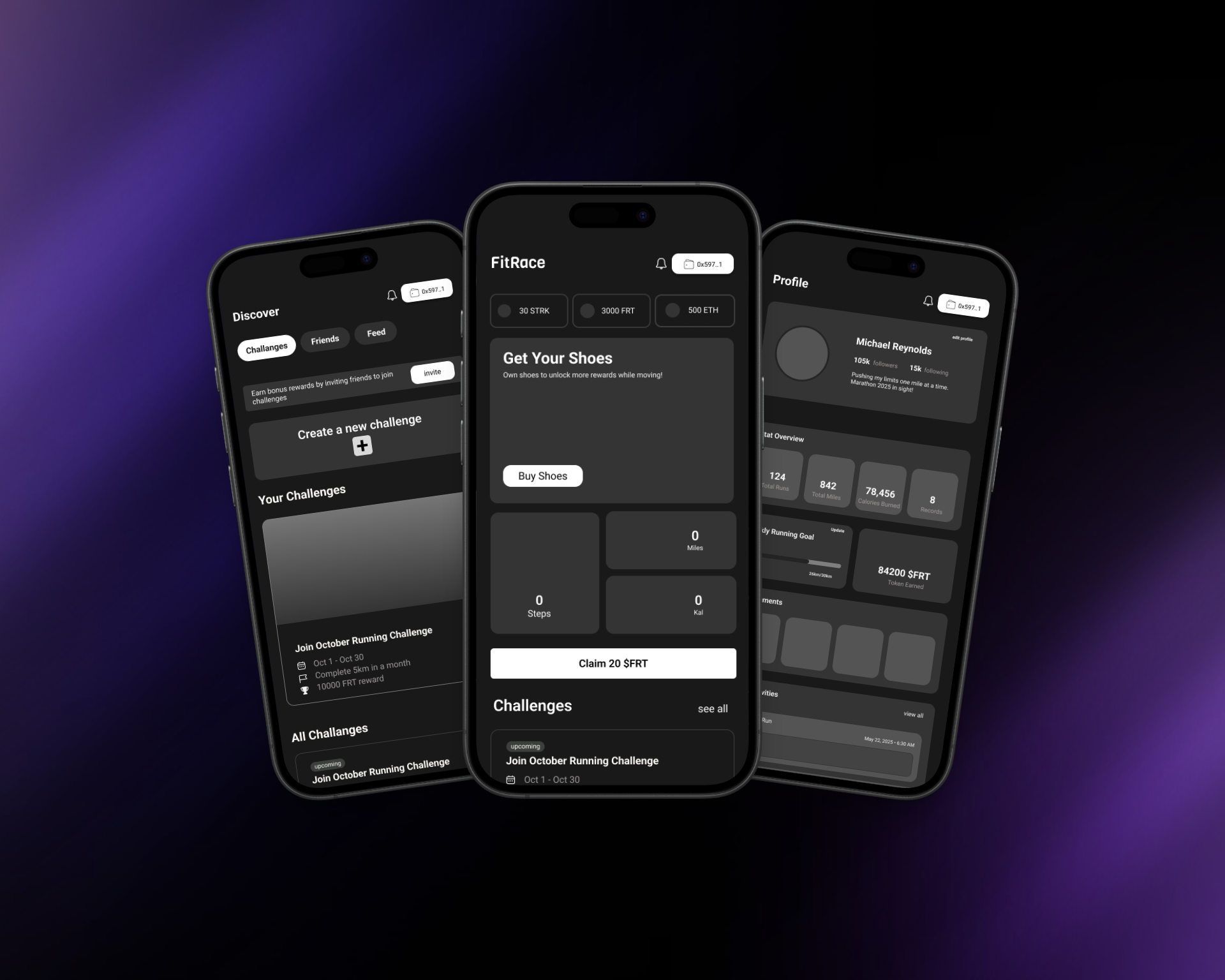 FitRace Wireframes